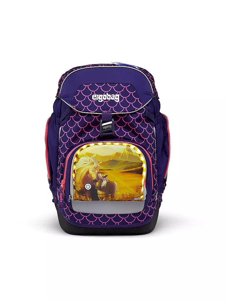 ERGOBAG Zip Set Zippies LED Pferd bunt