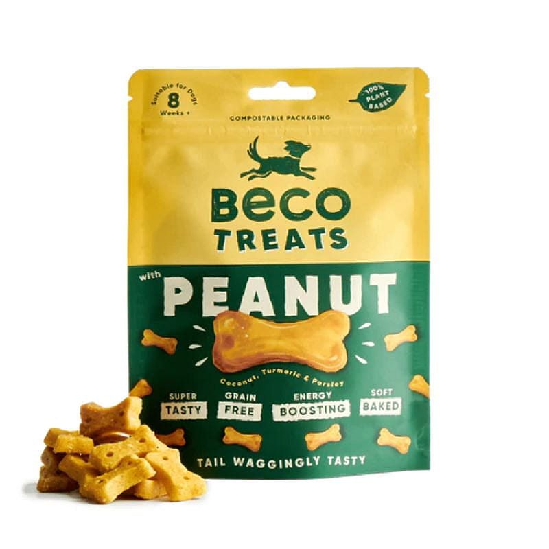 Beco Treats Peanut with Coconut & Turmeric 1 x 70 gram Hond | 13435