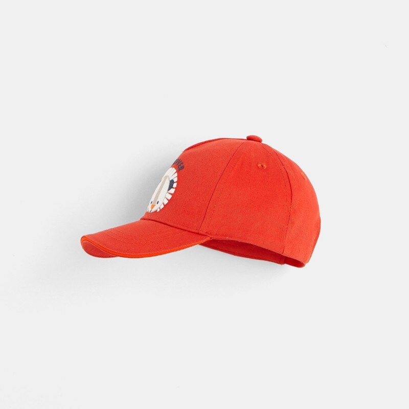 Casquette toile brodée orange bébé garçon Orange