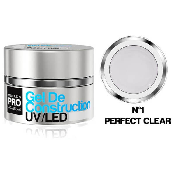 Gel de construction n°01 perfect clear Mollon Pro 30ML