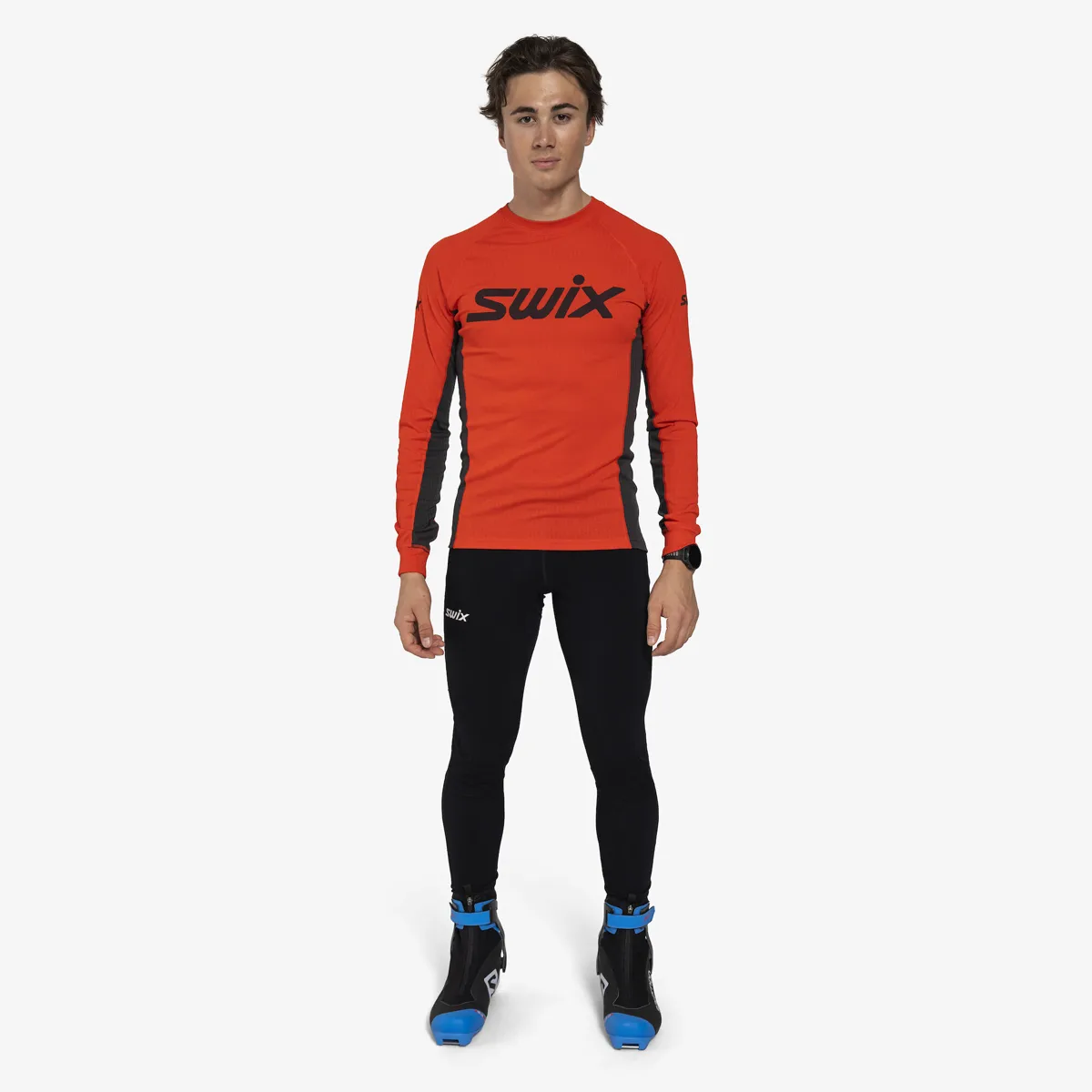 Swix Racex Classic Long Sleeve M Magma/Phantom