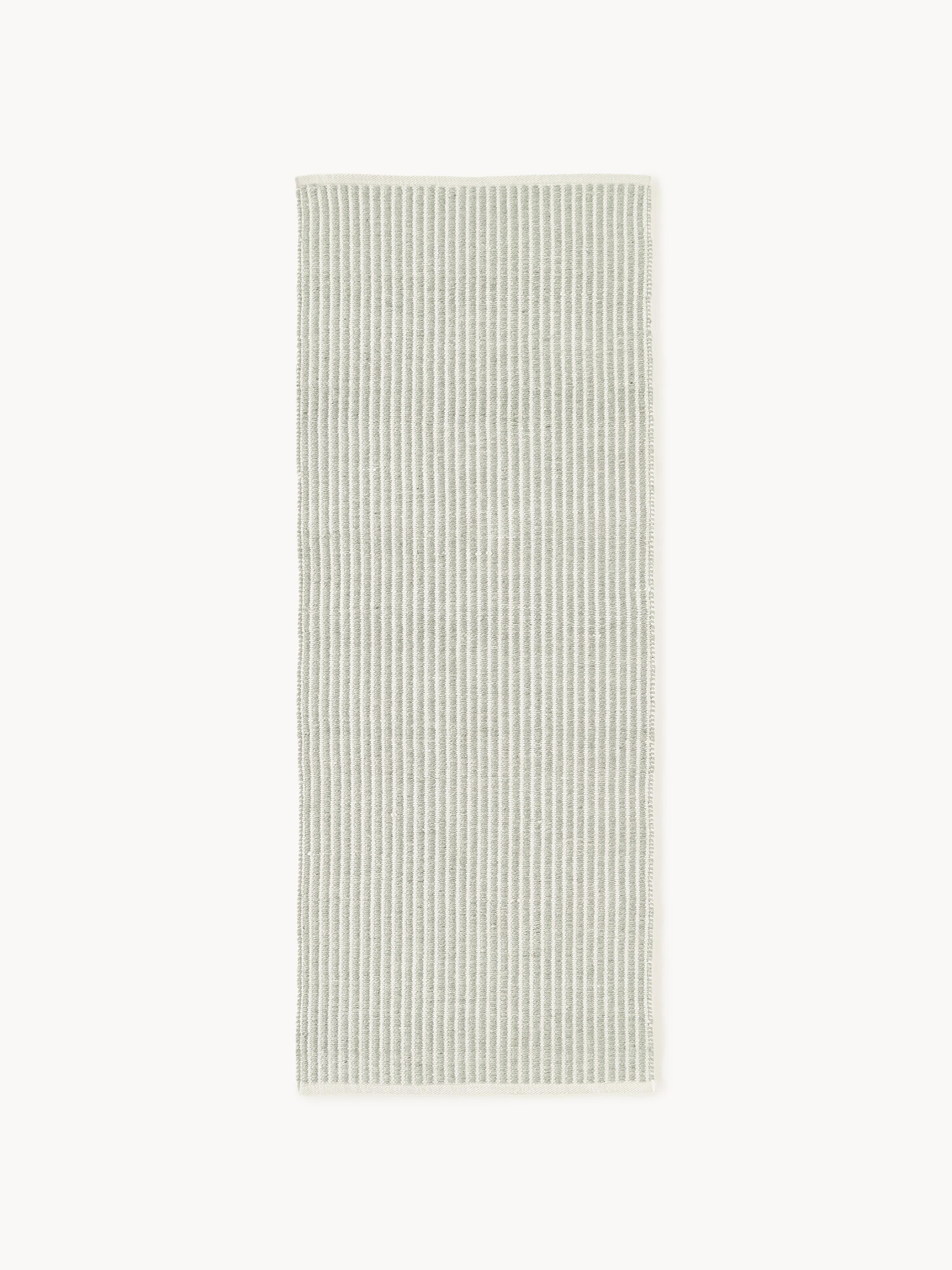 Gestreepte outdoor loper Turner, handgeweven