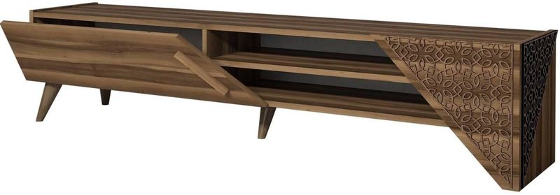 Kalune Design - Beril - TV-meubel - Donkerbruin - 180 cm breed