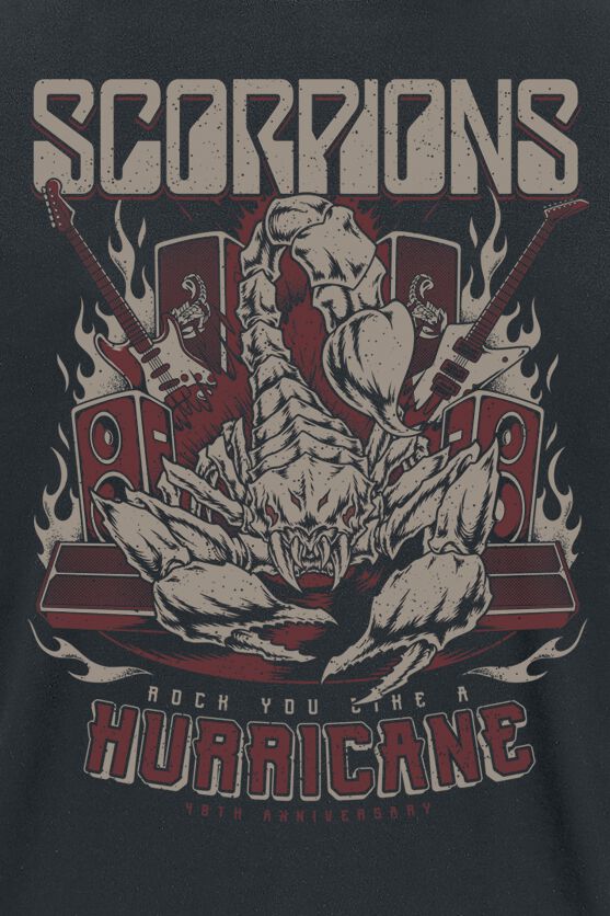Hurricane 40th Anniversary | Scorpions T-Shirt Manches courtes