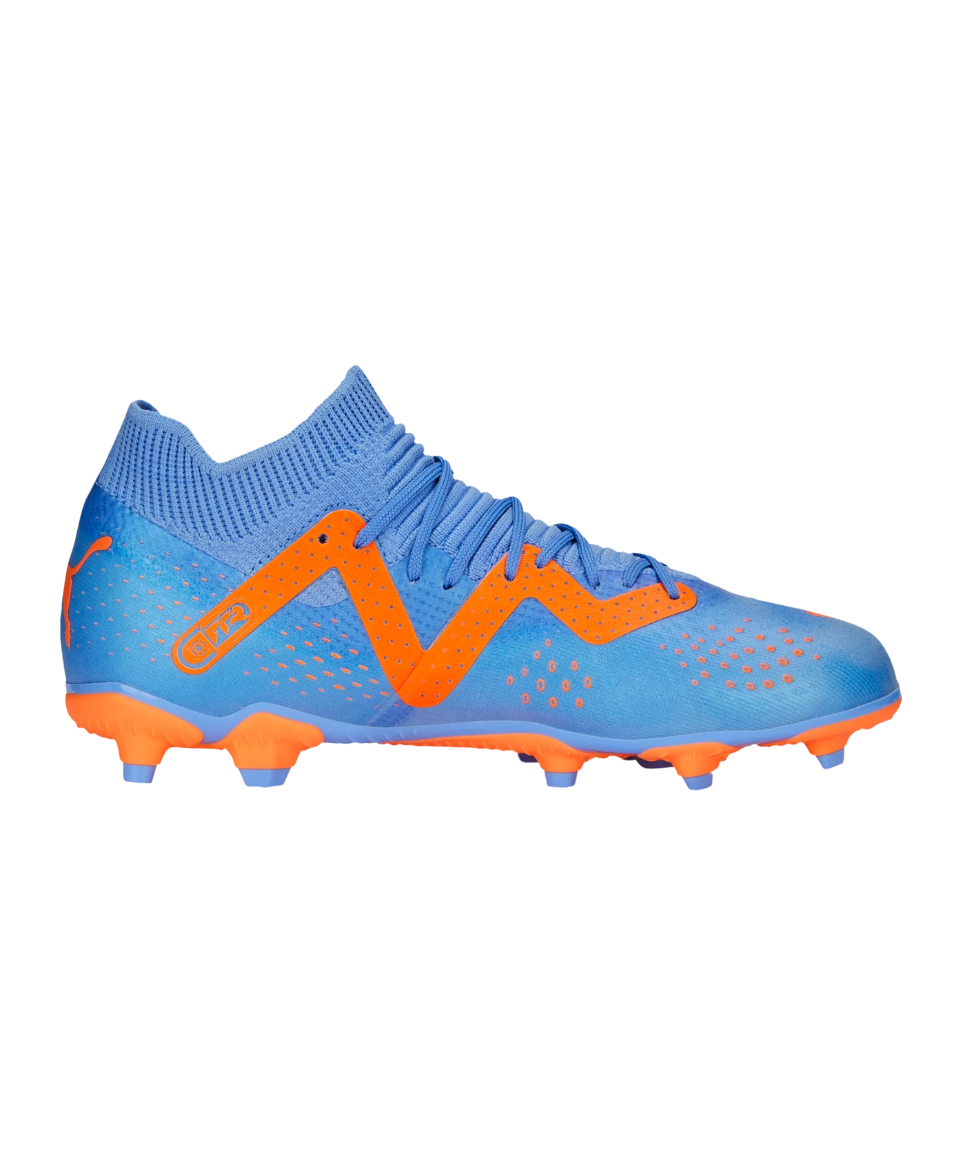 PUMA FUTURE Match FG/AG Supercharge Kids Blau Orange F01