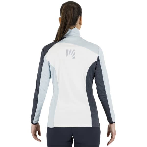 Veste polaire ski rando KARPOS FEDERA F-Z W FLEECE BRIGHT W./STERLING B/VULCAN