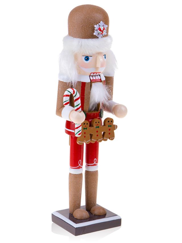 Dekorieren macht glücklich Lebkuchen Nussknacker, Holz