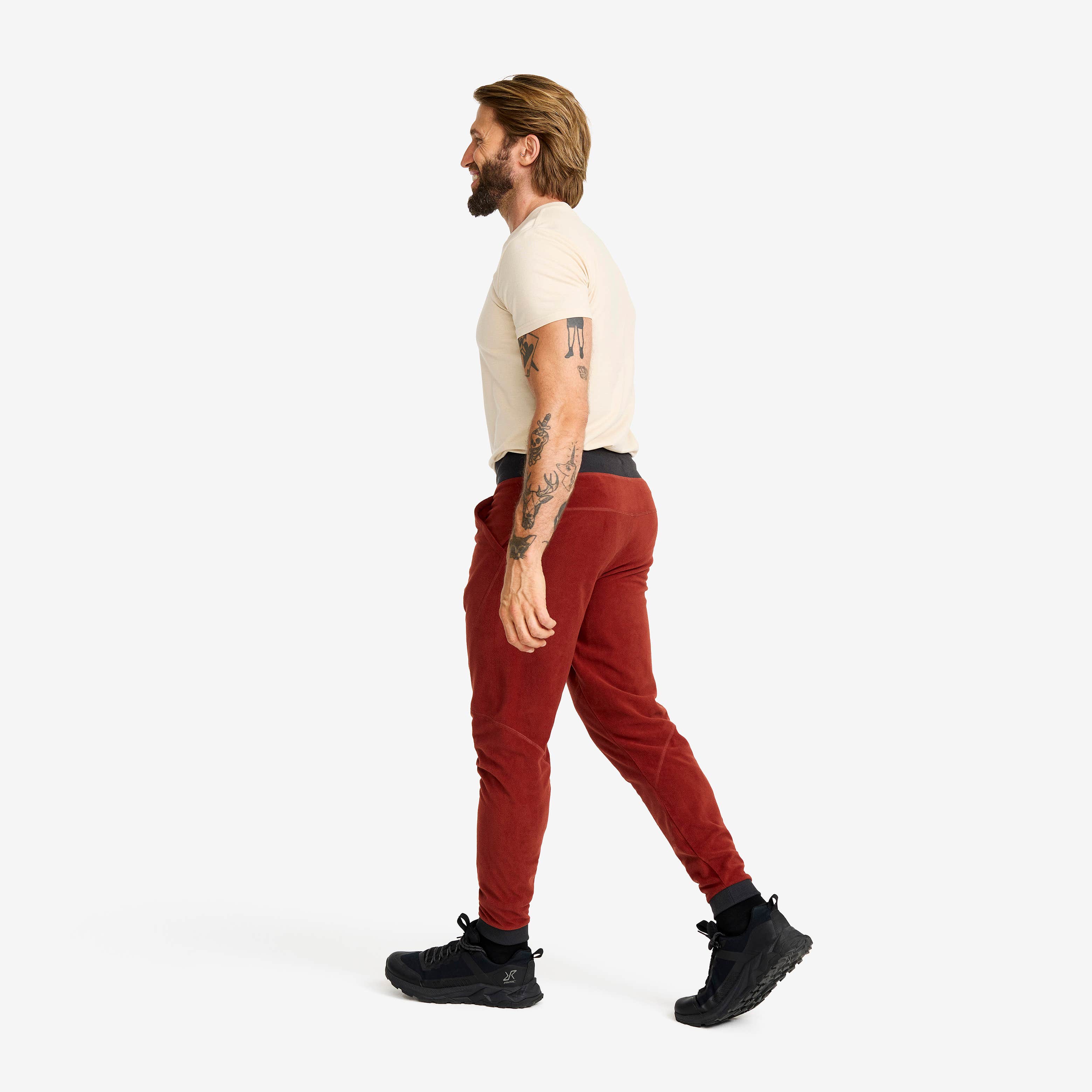 Trekker Fleece Pants Herre Fired Brick