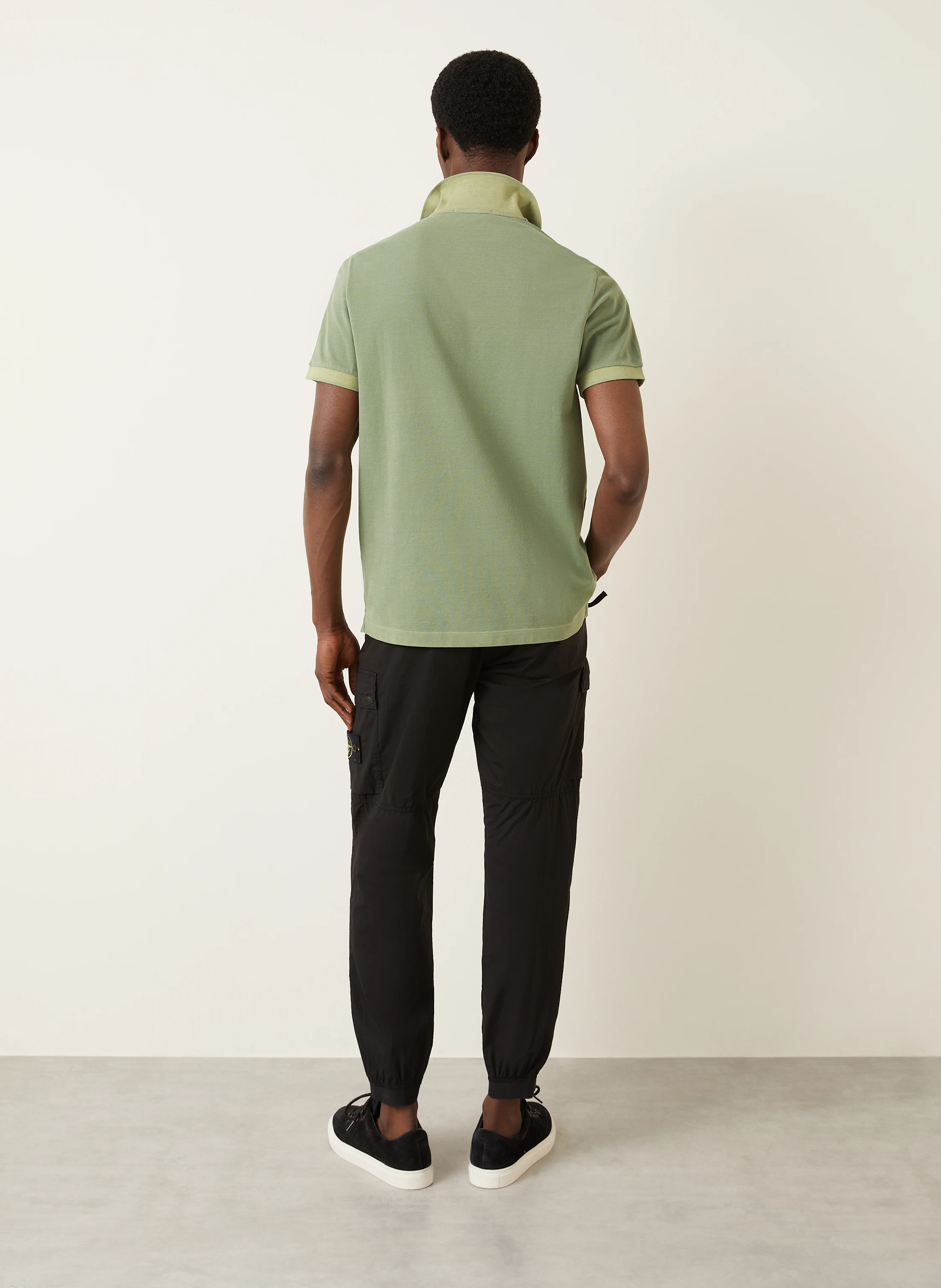 STONE ISLAND Piqué-Poloshirt Slim Fit