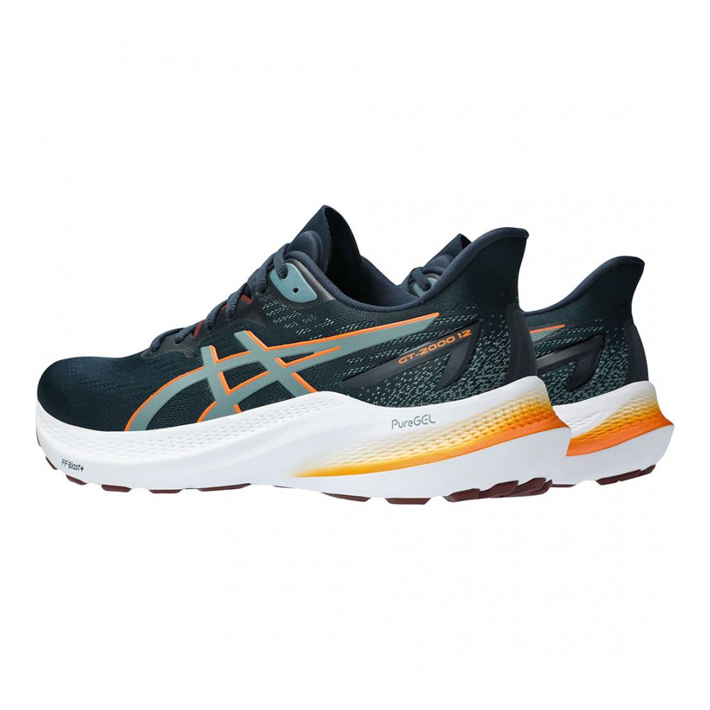 Asics GT-2000 12 - Chaussures running Homme french blue/foggy teal