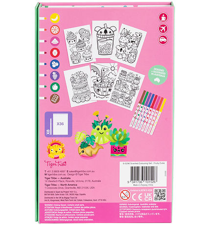 Tiger Tribe Farves?t - Scented Colouring - Fruity Cutie