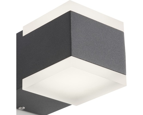 AEG LED buitenwandlamp 2x3W 222 lm 3000K antraciet/wit
