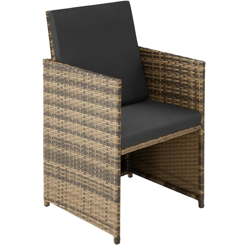 tectake Wicker tuinset Lausanne 2 1 - Natuur