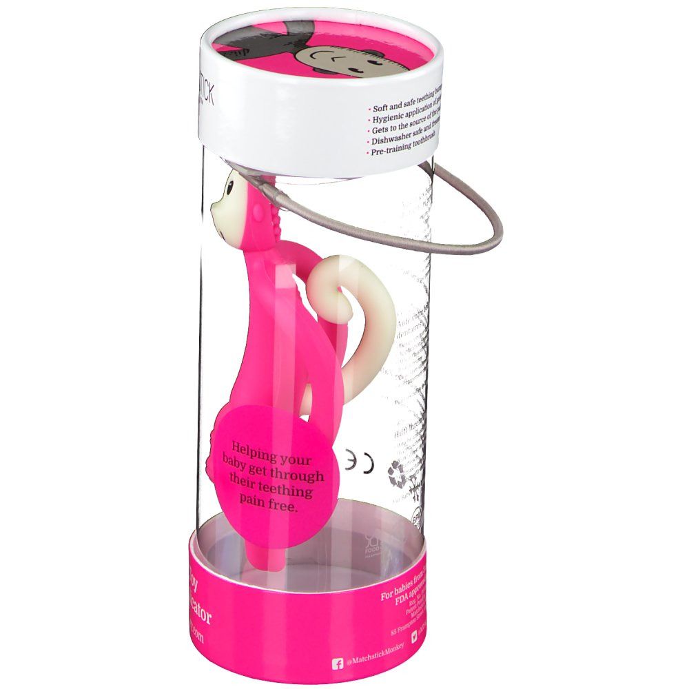 Matchstick Monkey Beißring Rosa