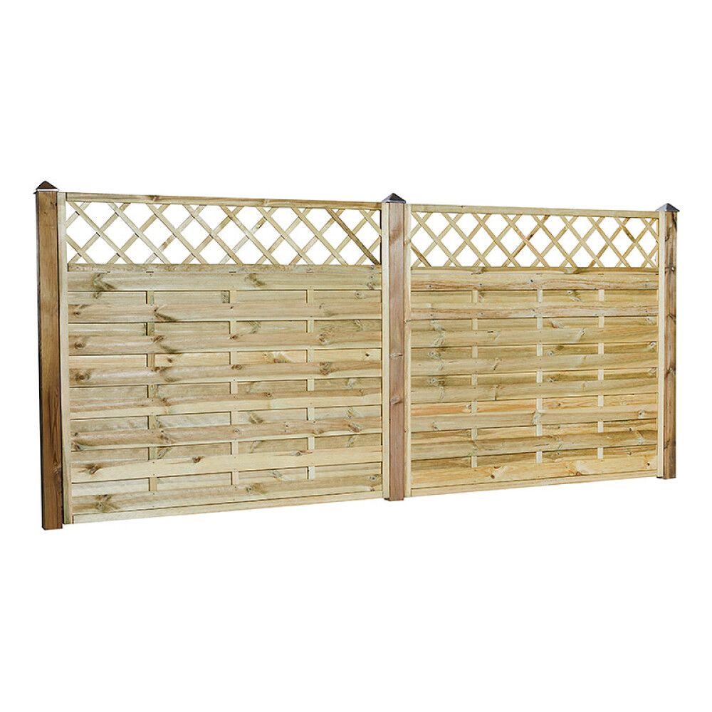 LEVEGG NORDIC FENCE SOLID 180X165CM TRYKKIMPREGNERT