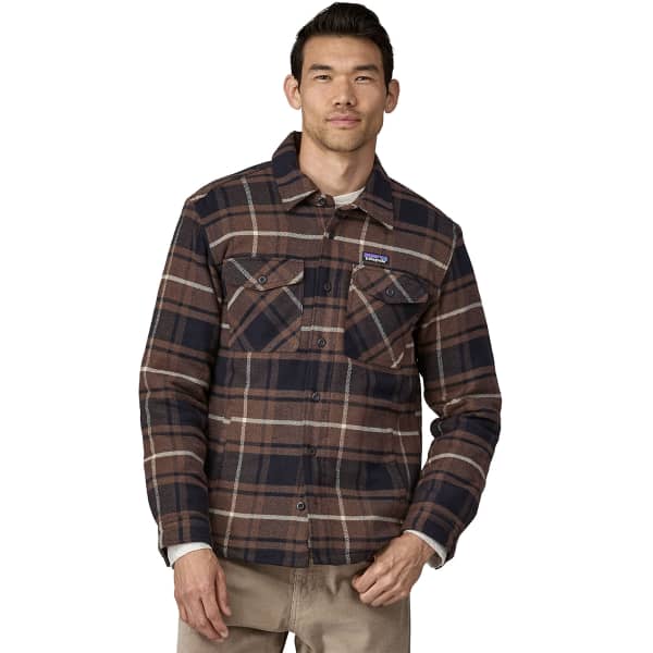 Chemise PATAGONIA M'S LW INSULATED FJORD FLANNEL SHIRT MOLASSES BROWN