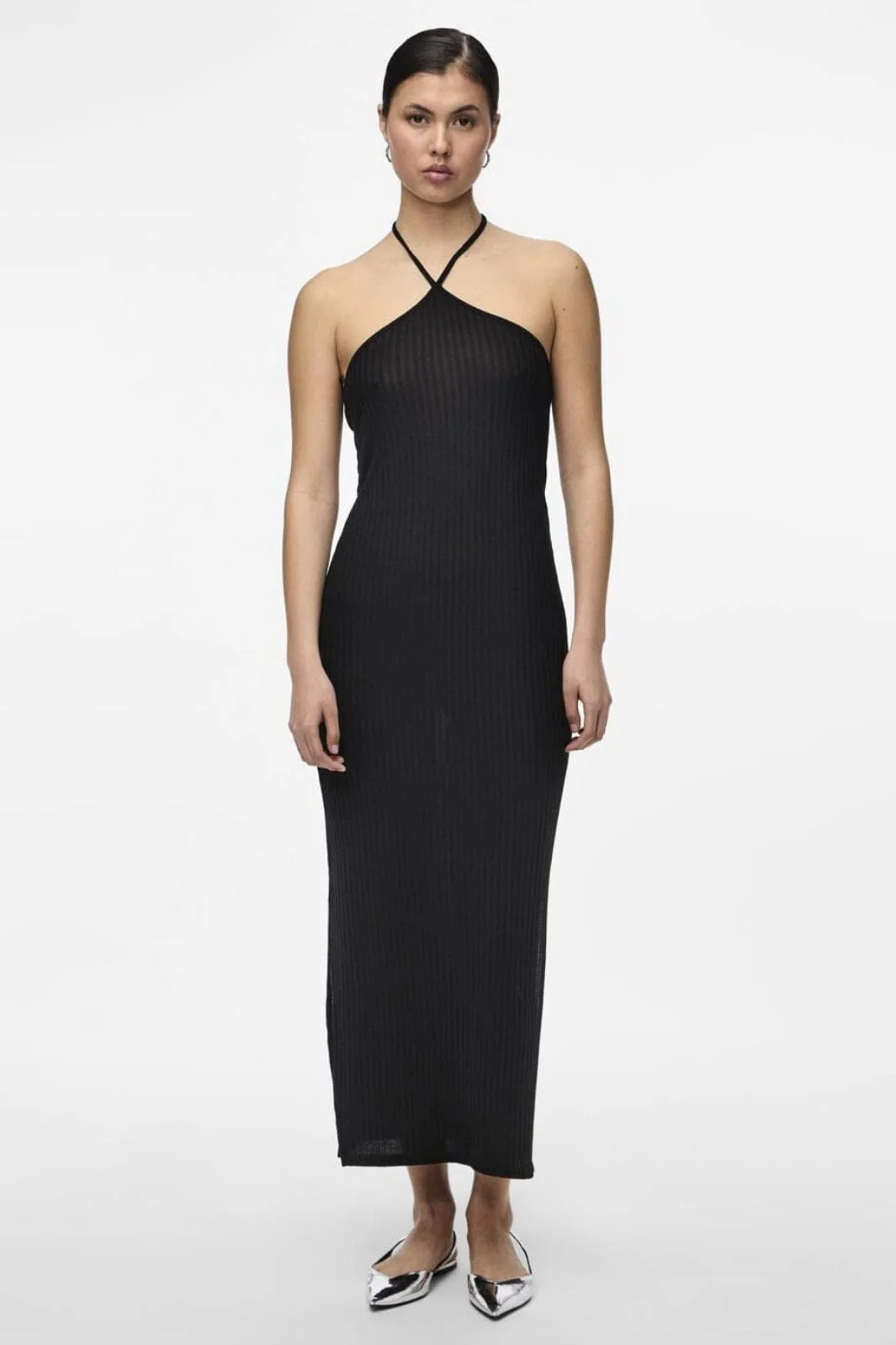 Pieces Pcalicia Sl Long Halter Neck Dress