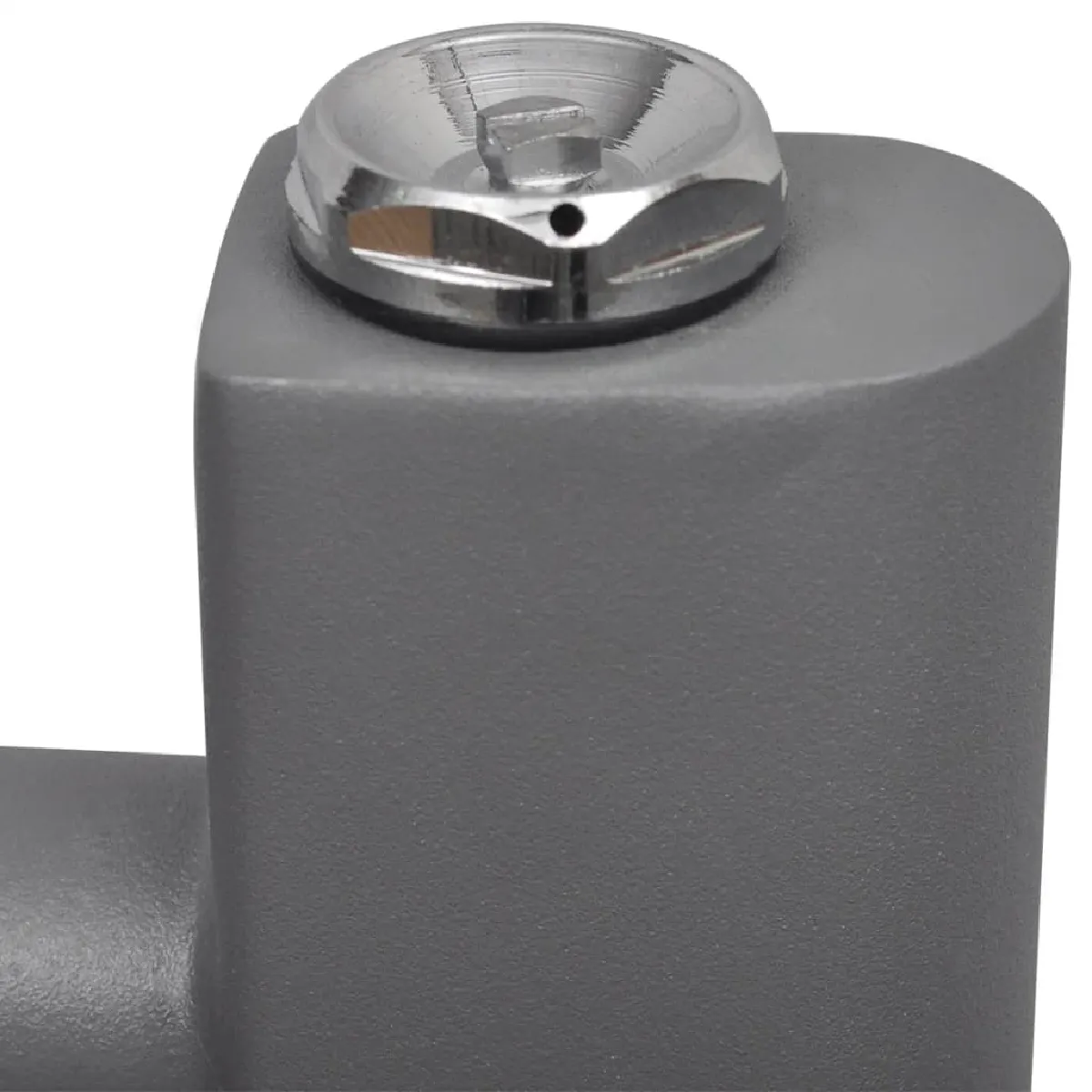 vidaXL Sèche-Serviettes Eau Chaude - Gris
