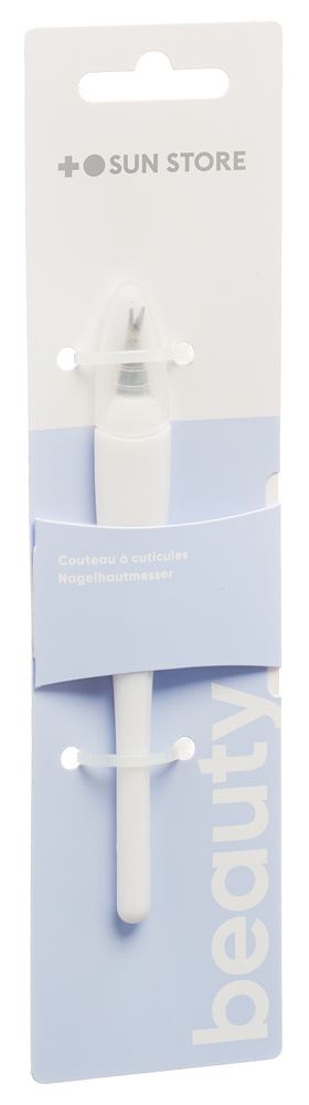 Sun Store Beauty Nagelhautmesser<br>1 Stück, weiss