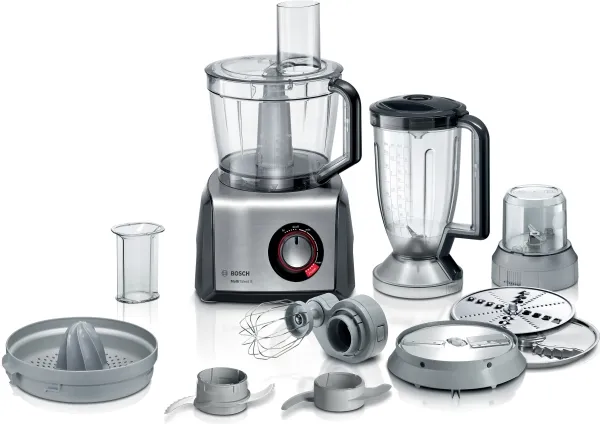 Bosch MC812M844 - Køkkenmaskine - 1250 W - stål/sort