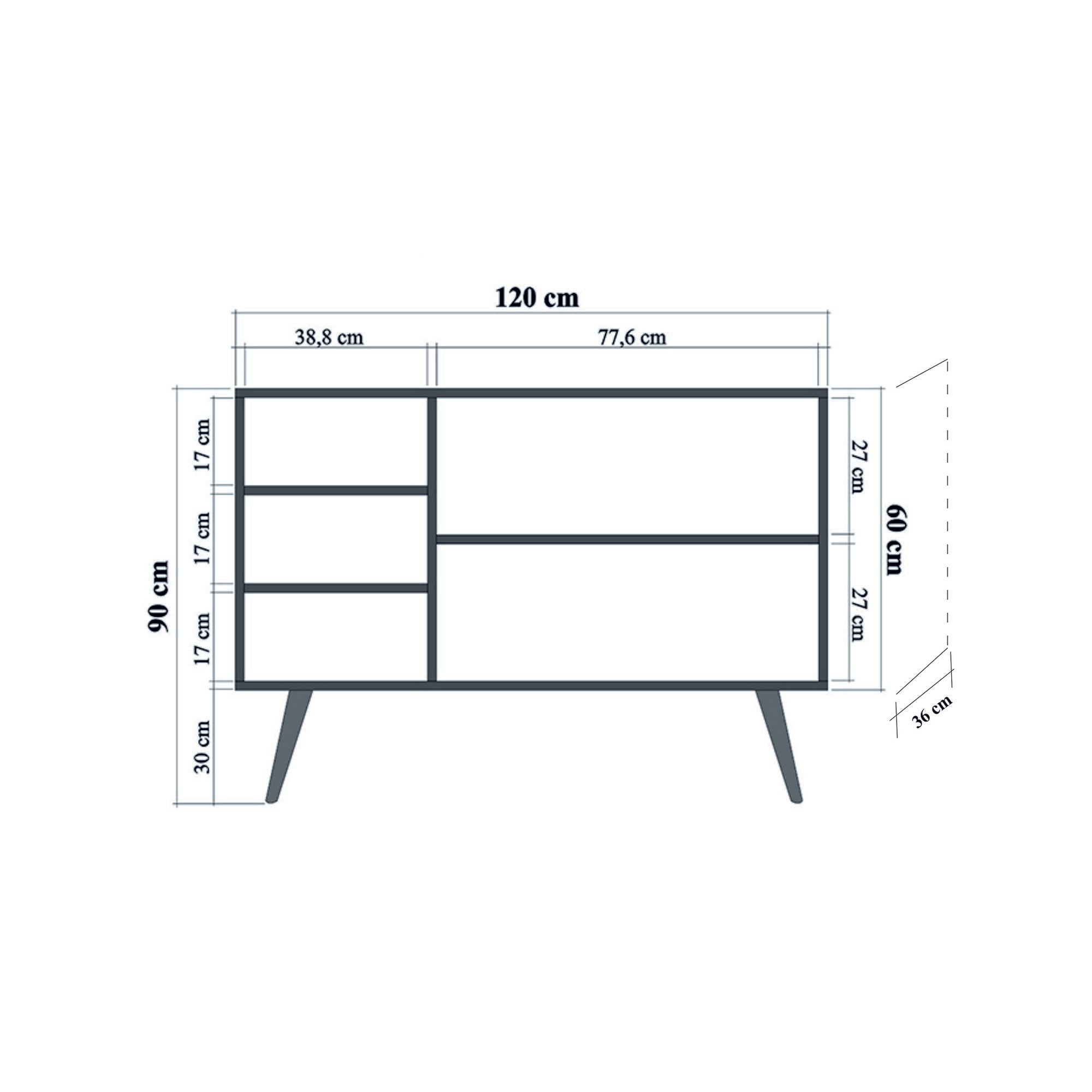 Kalune Design TV-meubel Mega
