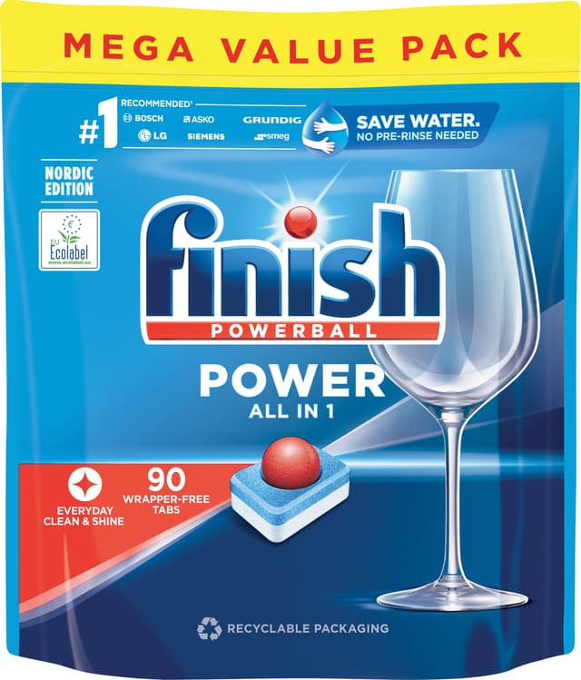 Finish All-in-1 Max opvasketabs 90 stk.