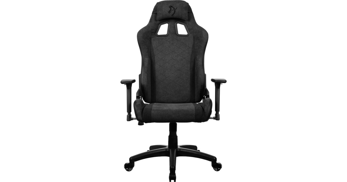 ArozziAvanti Soft Fabric - Dark Grey gamestoel  (Donkergrijs)