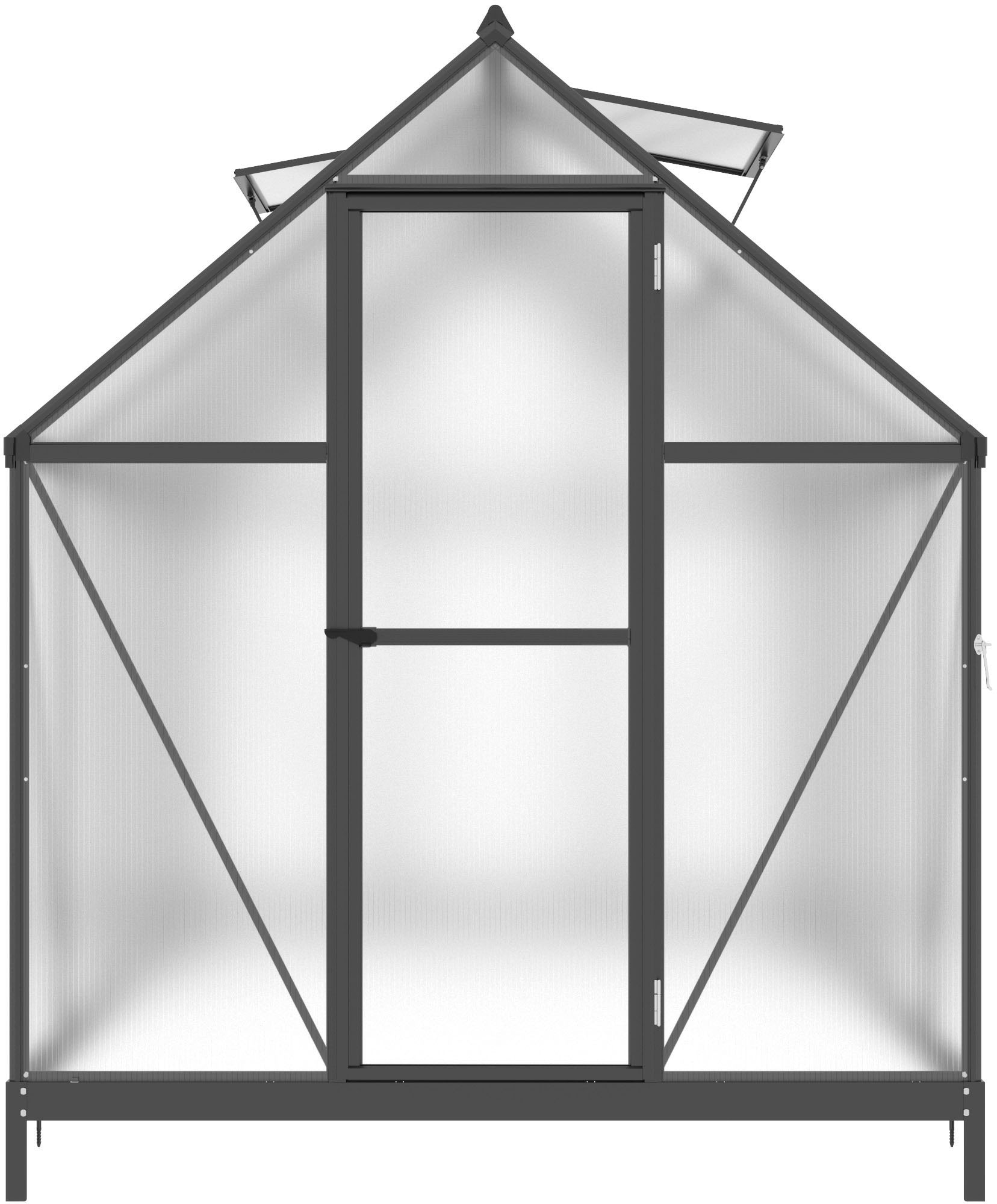 KONIFERA Gewächshaus mit Fundamentrahmen
