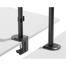 Bras support pour écran, longueur bras: 65 mm, noir