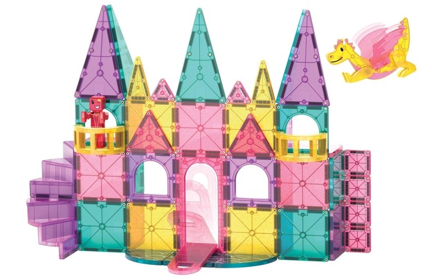 Spielbausteine »Magna-Tiles Schloss Deluxe 48-teilig«