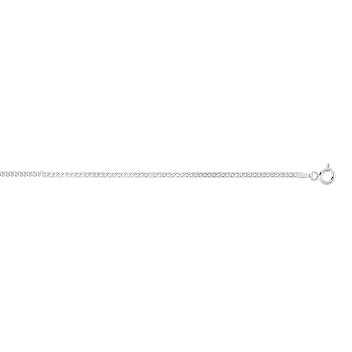 Chaîne argent 925 maille gourmette 50 cm