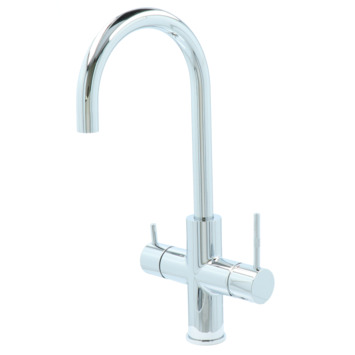 Handson kokendwaterkraan Ace met hendel Chroom Incl. 4 liter kokend water boiler