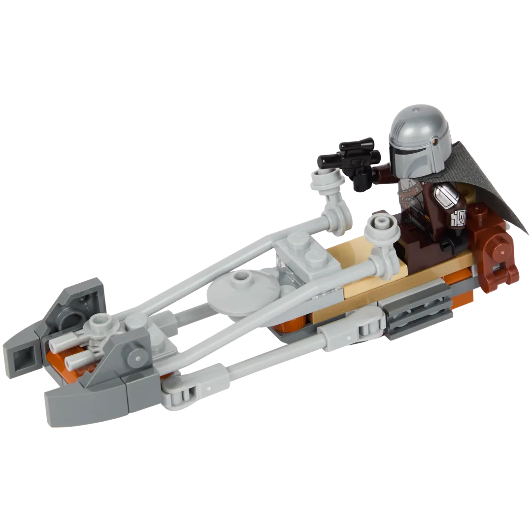 LEGO Star Wars Le speeder bike du Mandalorien et Grogu