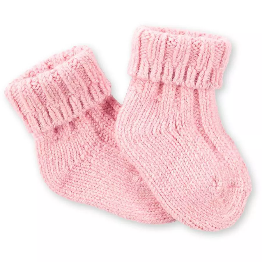 Hofbrucker Baby Socken Kaschmir Babysocken Zart Rosa