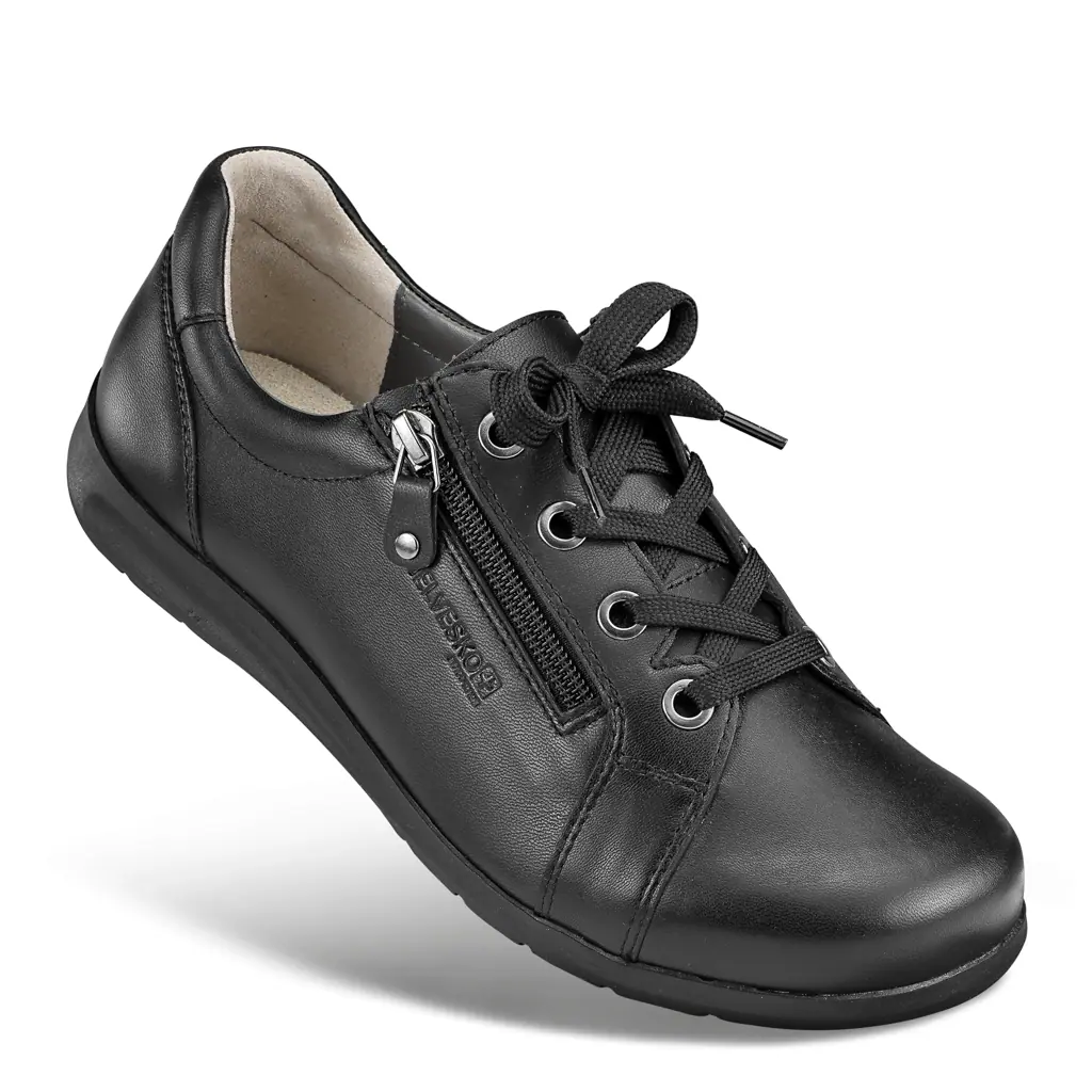 DAMEN - Schnürschuh ADENE schwarz
