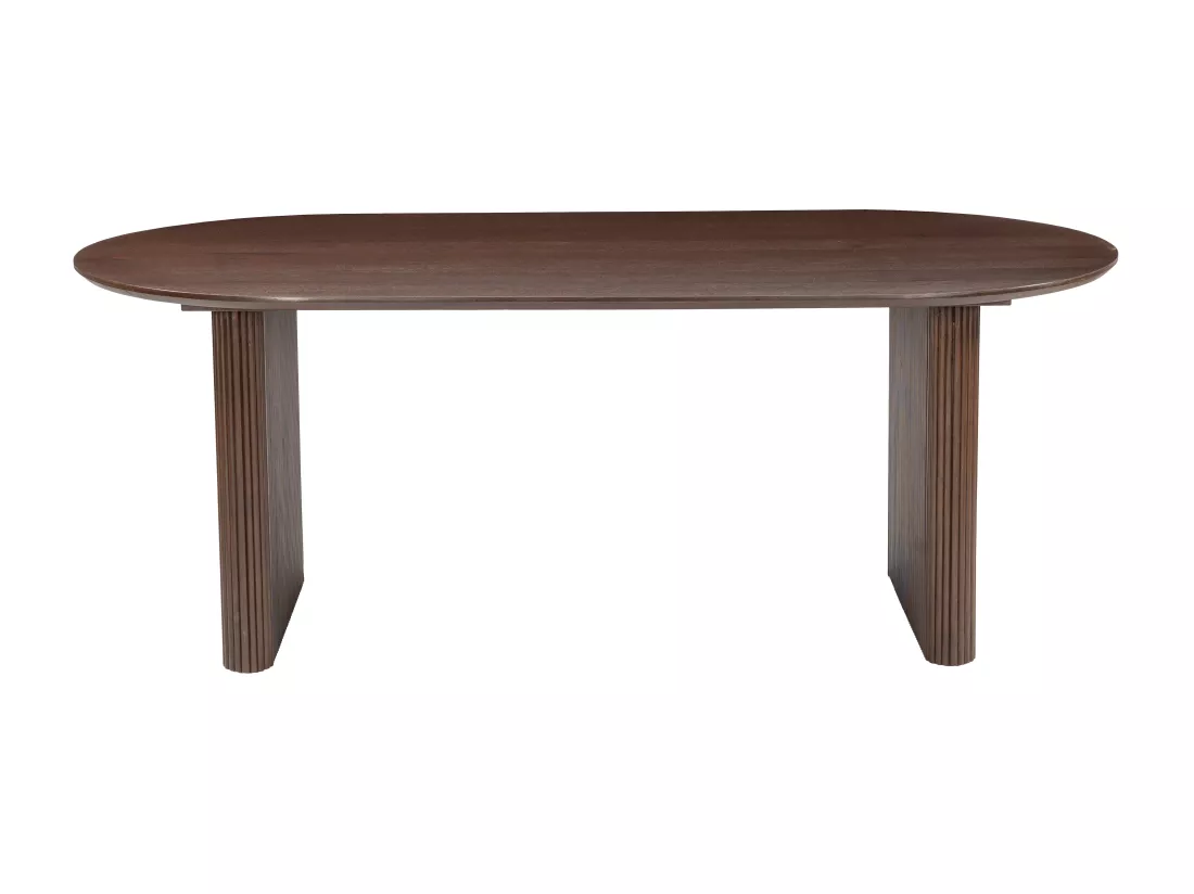 Table à manger 8 personnes en bois de manguier - Naturel - NEVILI de Maison Céphy