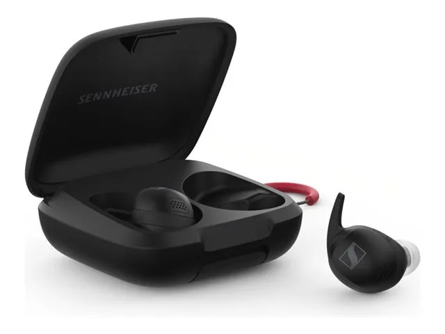 Sennheiser MOMENTUM Sport - Ægte trådløse øretelefoner med mik. - i øret - Bluetooth - aktiv støjfjerning - sort
