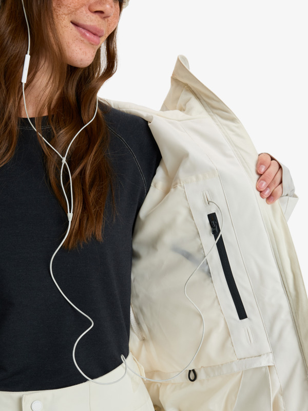 Stated 20K Veste de snow technique Blanc Femme