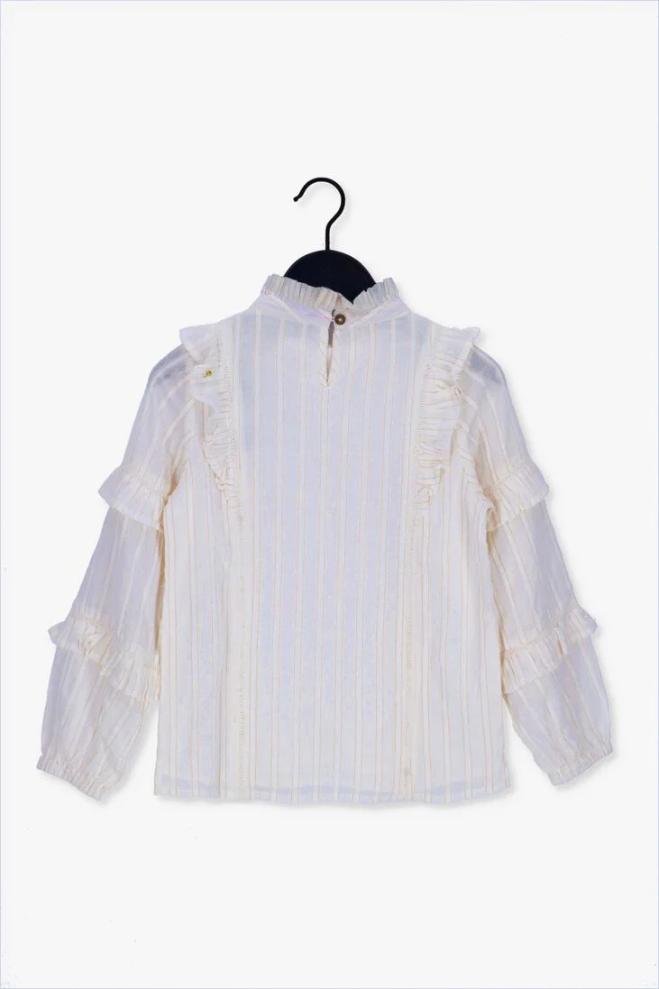 LIKE FLO witte like flo blouse f208-5140