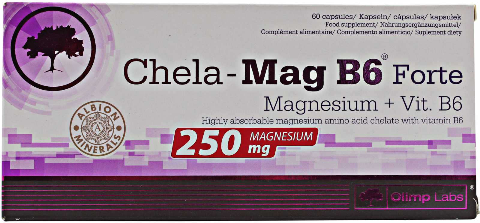 Olimp Chela Mag B6 Forte 250 mg 60 cápsulas