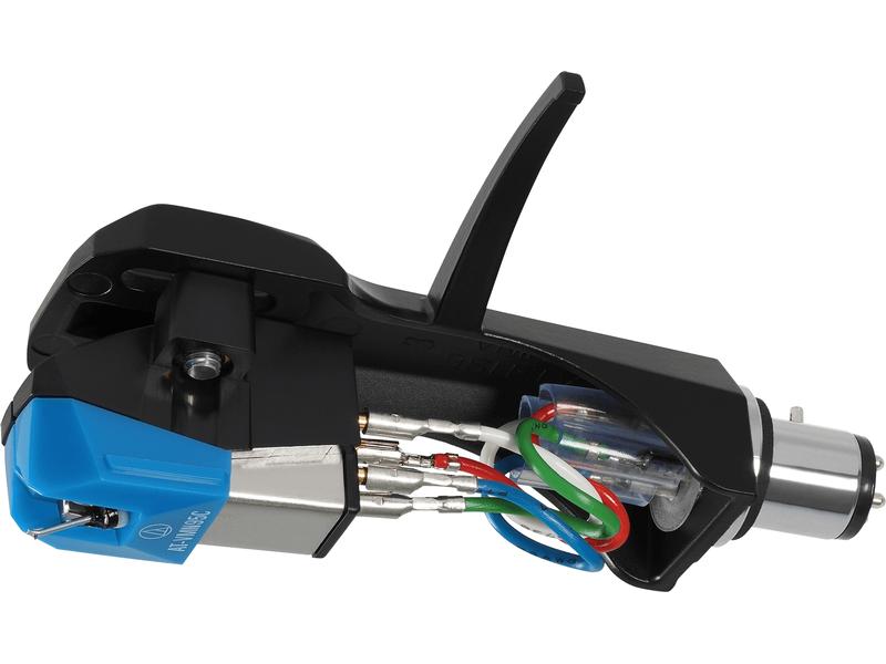 Audio-Technica Tonabnehmer AT-VM95C/H inklusive Headshell Stereotonabnehmer AT-VM95C mit Headshell AT-HS6BK