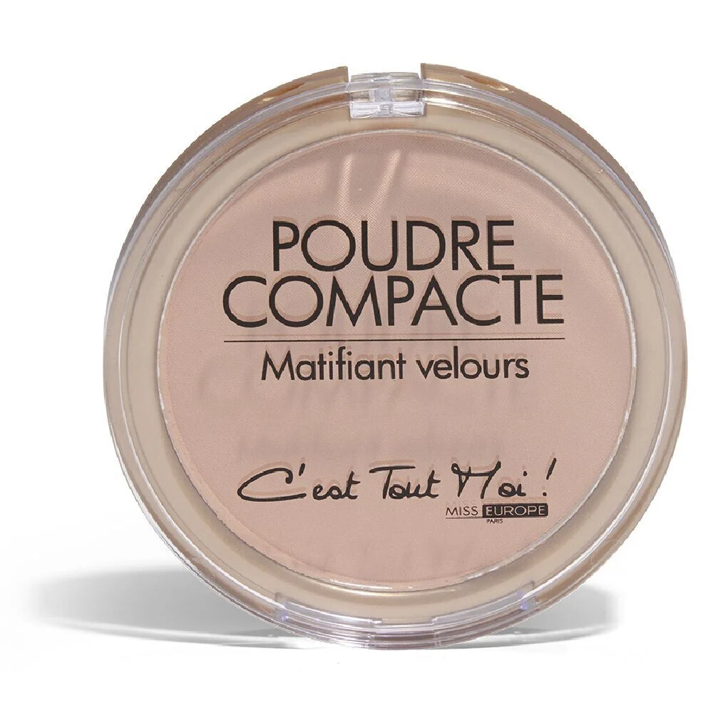 Poudrier rond sans miroir 4 teintes
