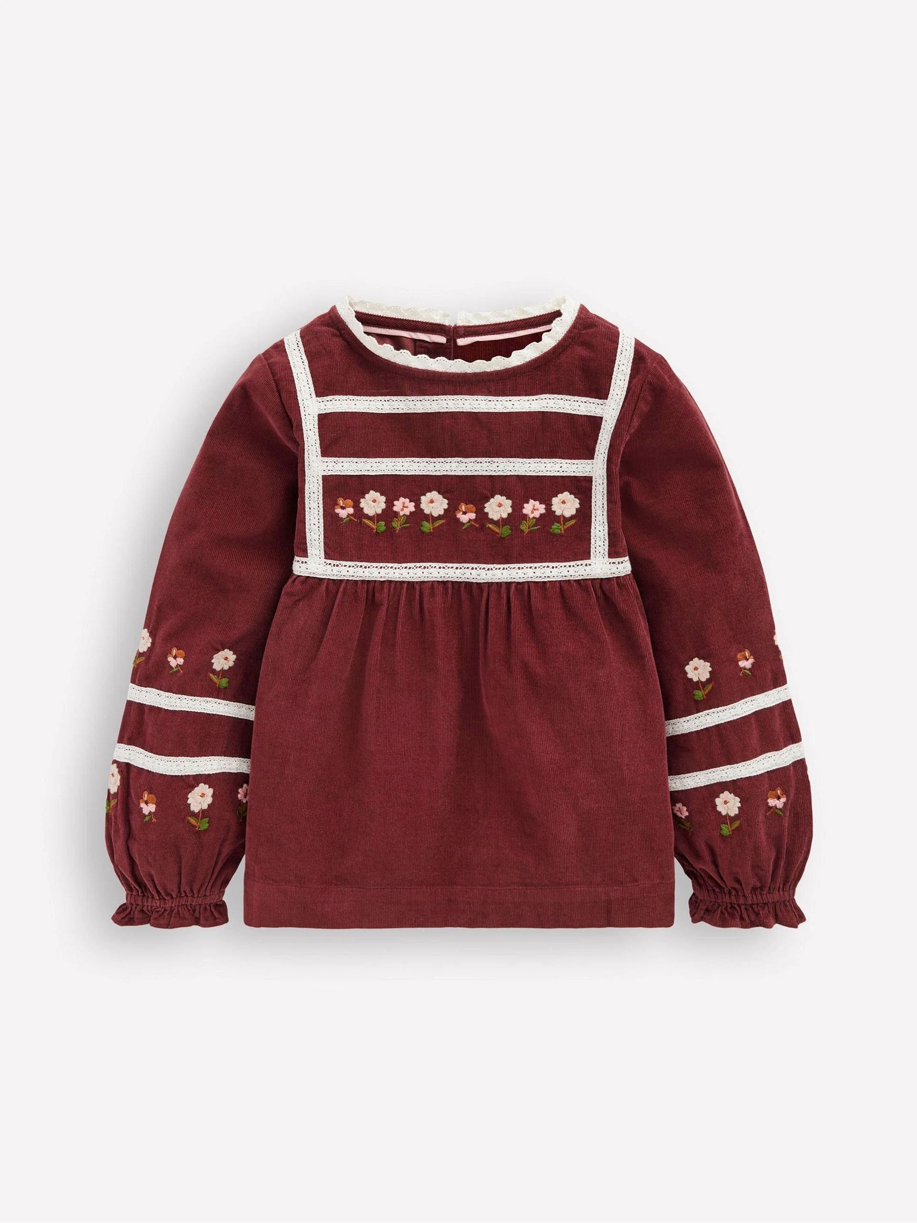 Boden Embroidered Lace Top