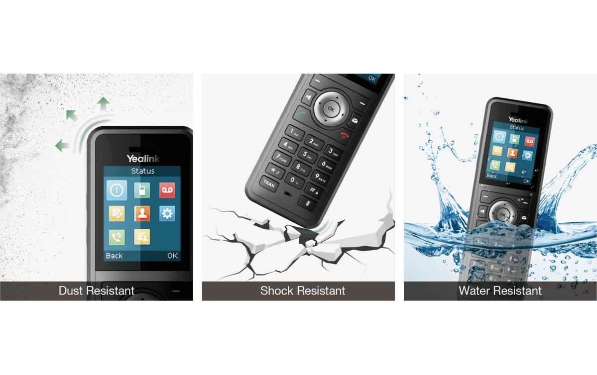 Mobilteil W59R Ruggedized<br>Robustes Yealink DECT Handset