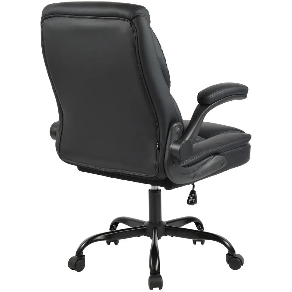 CLP Bureaustoel Medfield zwart Frame - Kunstleer - zwart