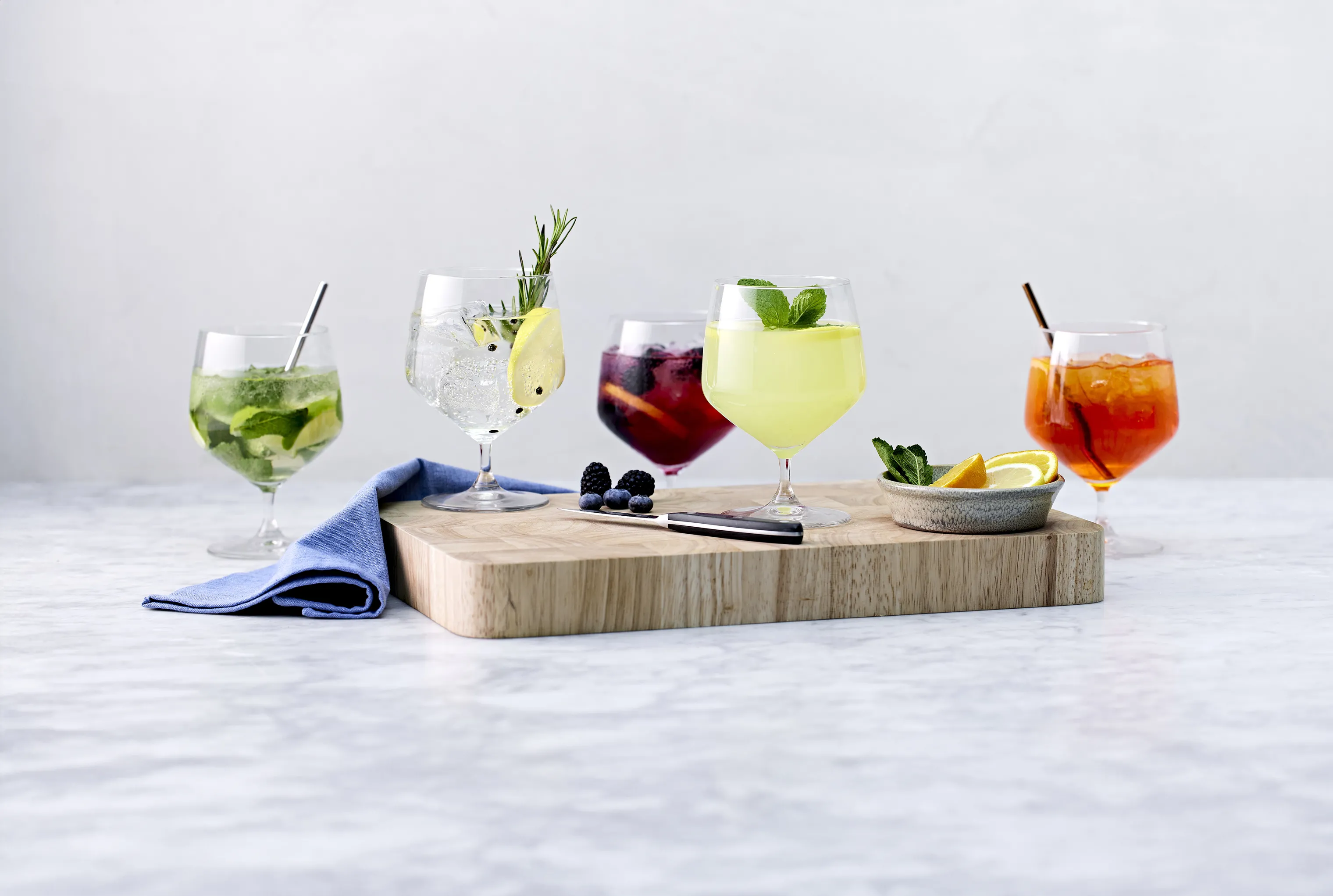 CASA Living Napoli Spritzerglas m. kort stilk - 4 stk.