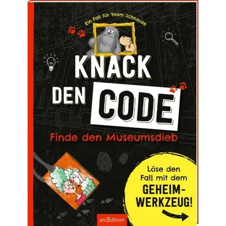 ars Edition Ein Fall für Team Schnauze – Knack den Code: Finde den Museumsdieb