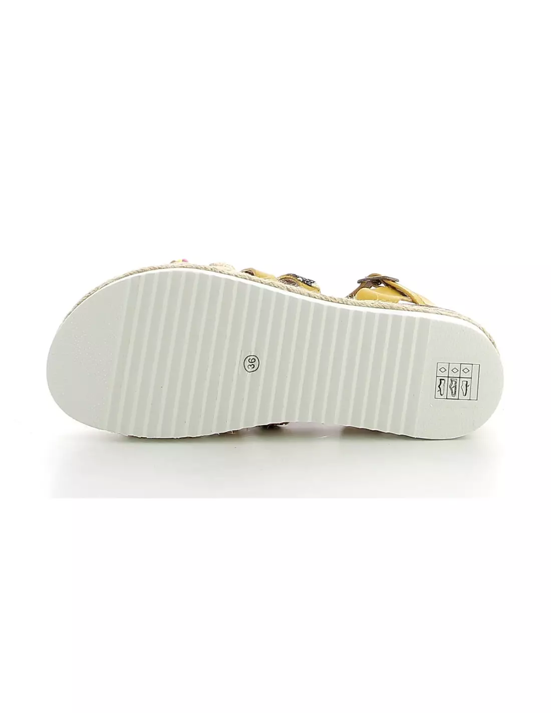 ELUE PAR NOUS PRINCE - Sandales & nu-pieds Jaune