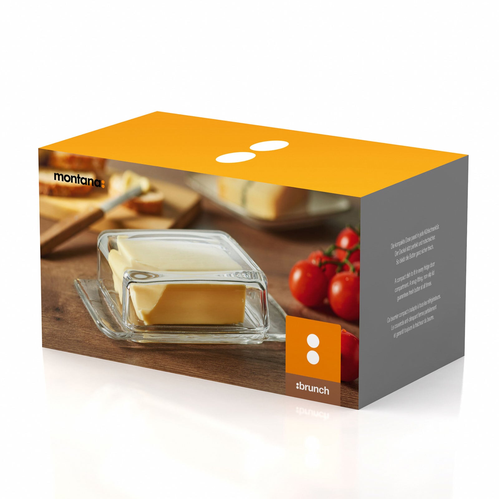 montana Butterdose BRUNCH 18,5 cm Glas