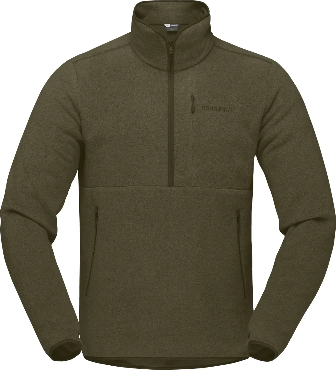Norrøna Unisex' Femund Warm Halfzip Olive Night